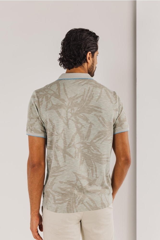 PIQUE POLO MET ALLOVER PRINT 464 15903 1611